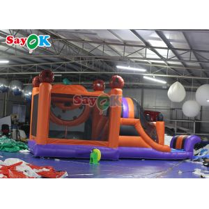 Giant Inflatable Party Bouncy Castle Slide Combo Halloween Inflatable Bounce