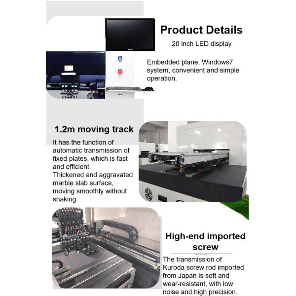 Automatic HCT-530LV Pick And Place Machine 8head LED Chip Mounter PCB Manufacturing