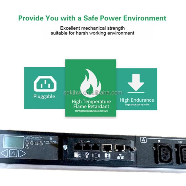MPHR1260 EMRMPHM1260-LF Intelligent Network Cabinet PDU Socket for Power Supply 200/240V