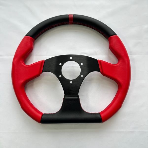 DELUXON 350mm Racing Steering Wheel close-up detail