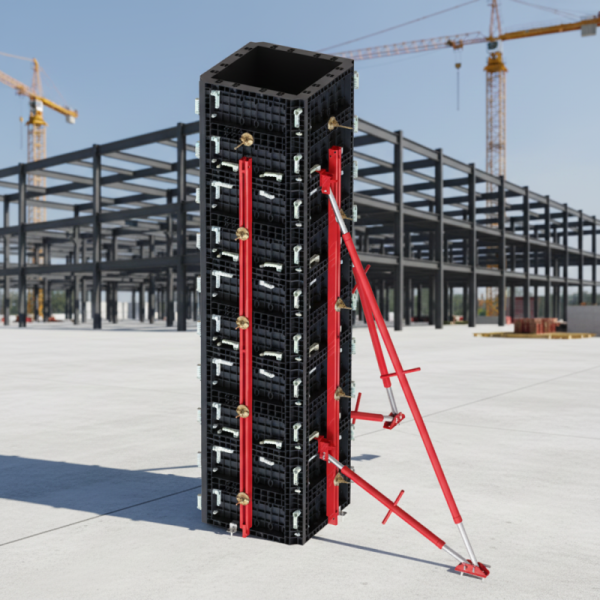 High Strength Plastic Formwork Panel 1200x2400mm 15mm Concrete Plastic Formwork For Foundation