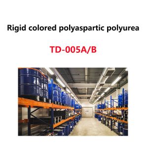 China Rigid Two Component Colored Polyaspartic Polyurea TD-005A/B on sale