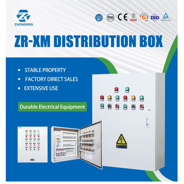 Customized Indoor Wall-Mounted Power Distribution Cabinet For Industrial Machine Operation Electrical Distribution Box