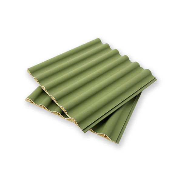 Wave Design Corrugated PVC Fluted Wall Panels 200x15mm Decorative Interior Cladding for Hotel Villa Projects