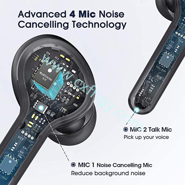 R22 Wireless Earbuds TWS 5.1 Bluetooth Earphone Wireless Headset Led Display IPX8 Waterproof 40 Hours HiFi Premium Sound