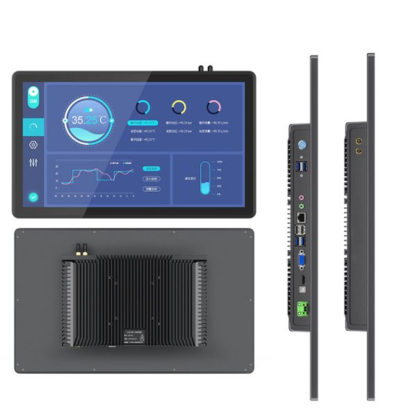 15.6 Inch Industrial Touch Screen Panel PC IP65 Waterproof Intel I5 CPU Wall Mountable 10-Point Projective Capacitive 1280x800