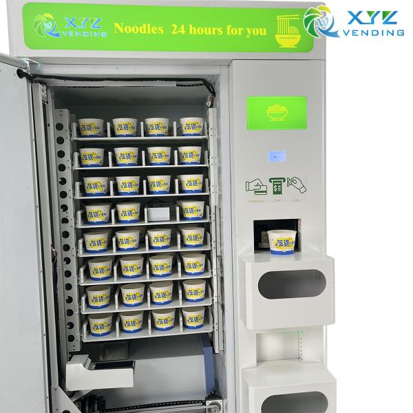 New Design Restaurant Two Microwave Ovens Instant Hot Food Ramen Tea Vending Machine for Sale