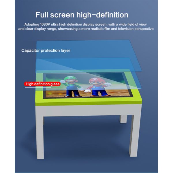 Manufacturer Wholesale 43-inch Multifunctional Entertainment Small Green Early Education Touch Screen Conference Table