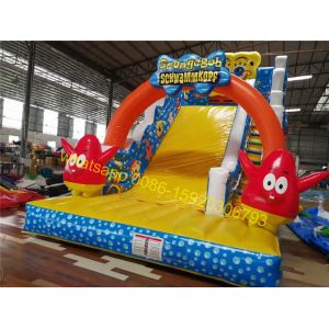 Wholesale Spongebob kids slide inflatable from china suppliers