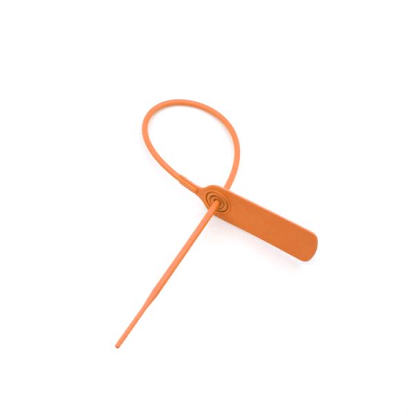 309 N Tensile Strength 400 mm Length Laser Print Plastic Security Pull Tight Seal for Container Security Lock