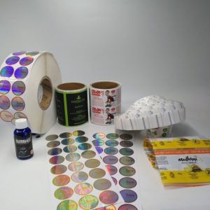 China Pvc Transparent Heat Shrink Sleeve Labels Barcode Metallic Holographic For Box / Pill Bottle on sale