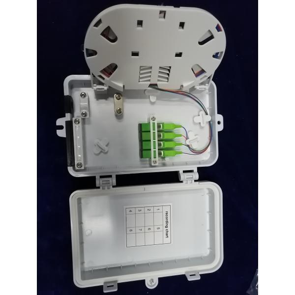 4FO PLC Splitter Type Fiber Optic Cable Box Outdoor Wall Mount Pole Mount ABS PP