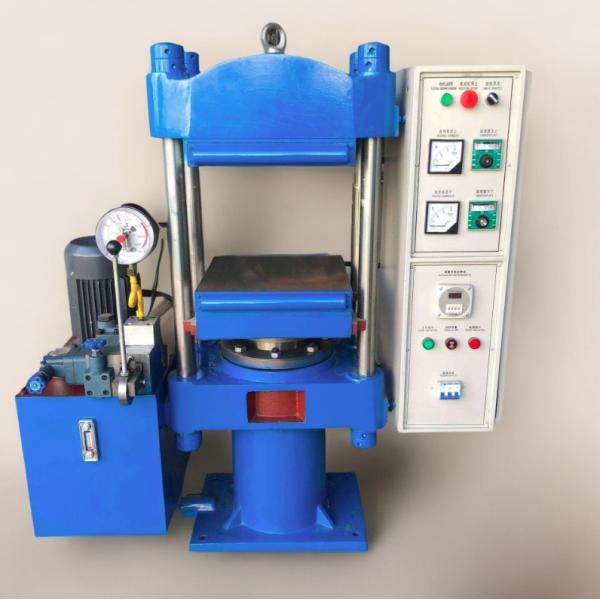 1200W 25 Tons Flat Vulcanizing Machine Rubber Testing Equipment CF8535B