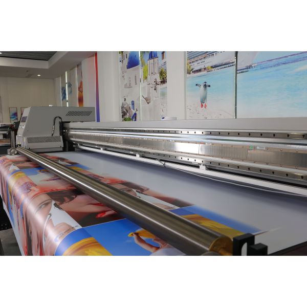 Industrial Use Large Format Flatbed UV Inkjet Printer 2.2-meter Three Row 1024A EP2212 (12 Heads) Multifunctional Printer