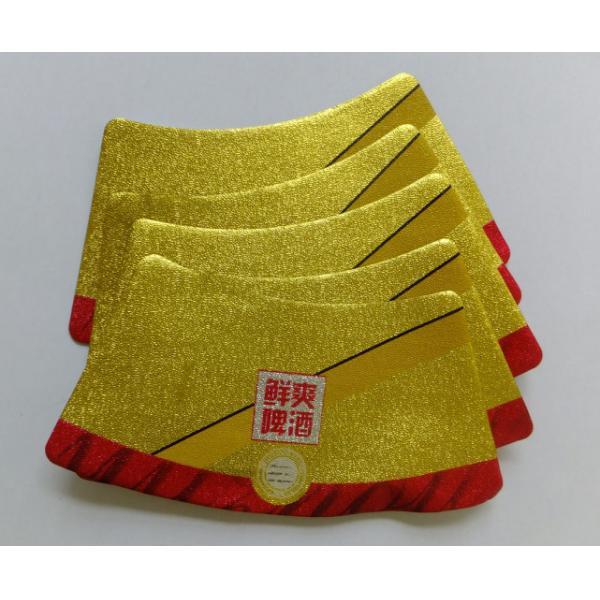 Customizable Aluminum Foil Printed Self Adhesive Labels For Beer Bottle