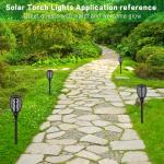 ABS Solar Panel Yard Lights , Outdoor Solar Spotlights Landscape Upgraded