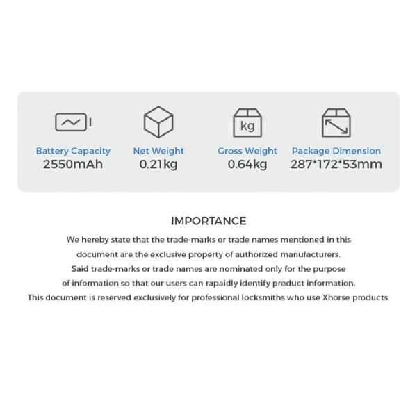 XHORSE MINI PROG light weight