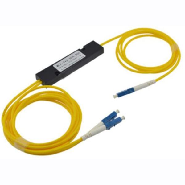FTTH Singlemode 1x2 50/50 LC UPC ABS fiber optical splitter fbt coupler 1310nm or 1490nm or 1550nm