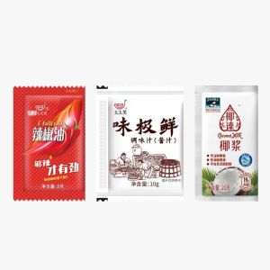 Small Automatic Liquid Packing Machine 500W Automatic Quantitative Packaging