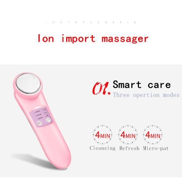 Deep Clean Mini Face Massager Skin Toxin Negative Ion Vibrating Cleaner Instrument