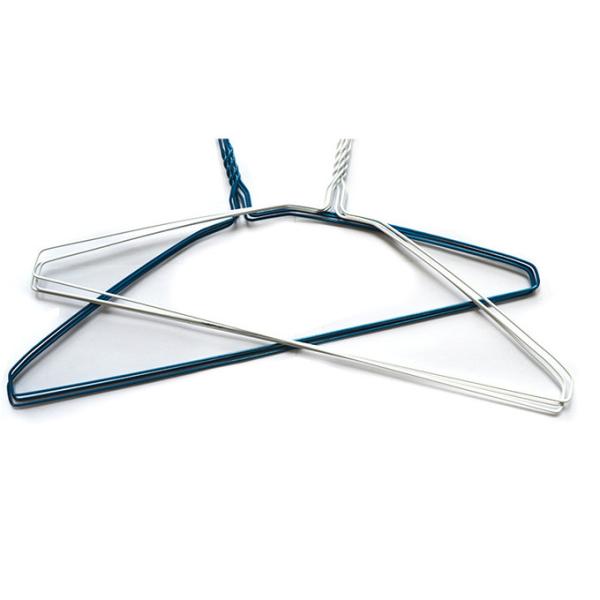 Sturdy And Durable Galvanized Wire Hangers For Laundry Organization Needs