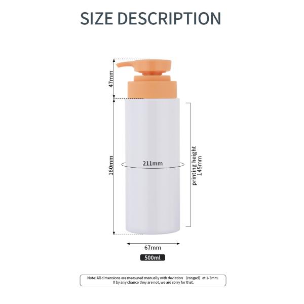 100ml Clear White Cosmetic Lotion Bottle Empty Container Packaging