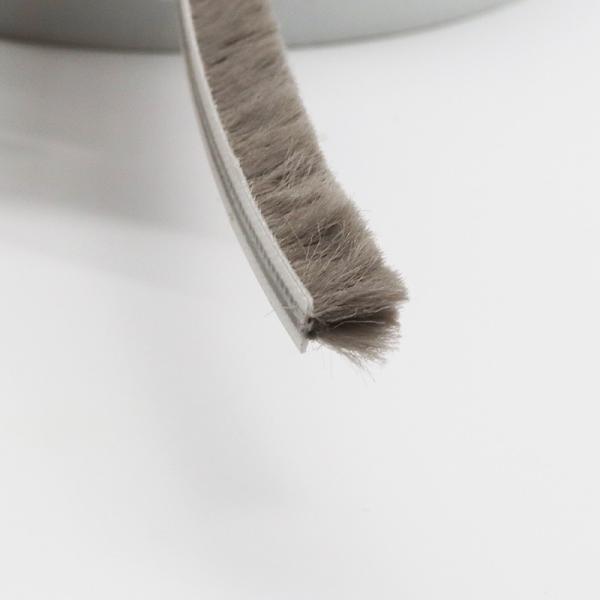 Customized Bristle Door Window Seal Strip Brush Dust Proof Heat Resistance