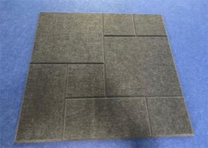 Wholesale Eco - Friendly Acoustic Felt Tiles , 600mm*600mm*12mm Sound Reducing Ceiling Tiles from china suppliers