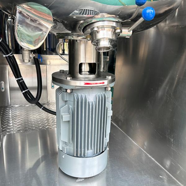 Homogenized Blending Emulsifying Mixer Tomato Paste Homogenizer Vacuum Emulsifier Mayonnaise Sauce Making Machine