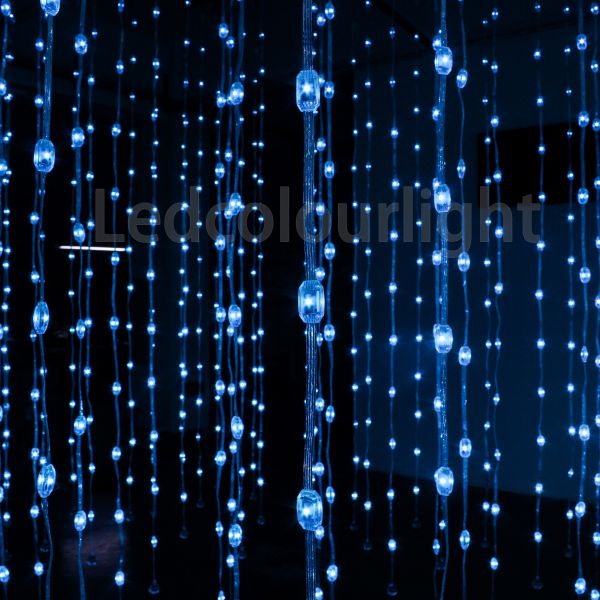 23mm DMX SPI RGB String Lights LED Matrix Curtain String Lights for Events Lighting