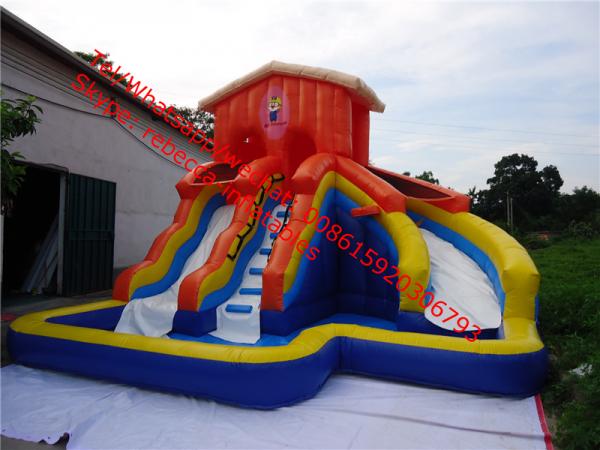 Quality nflatable Wate Games  Inflatable Water Toys   CE Kids Indoor / Outdoor Inflatable Water Slides Toys With PVC Tarpaul for sale