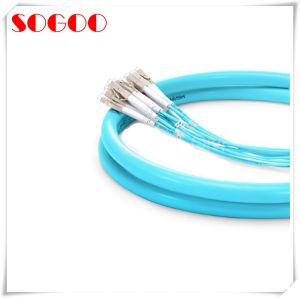 12 Fibers OM4 Multi Fiber Pre Terminated Fiber Breakout Cable