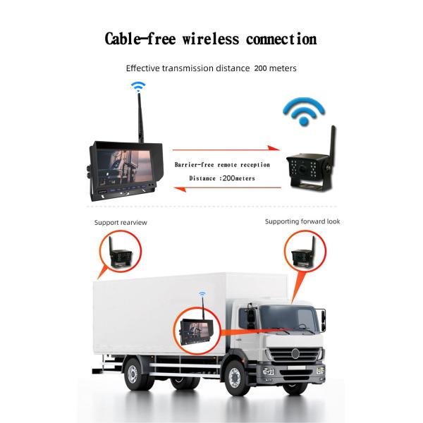 Digital Wireless Backup Camera System 9" Touchscreen Monitor Zero Delay Extra Long Range Signal Kit for Travel Trailer Motorhome