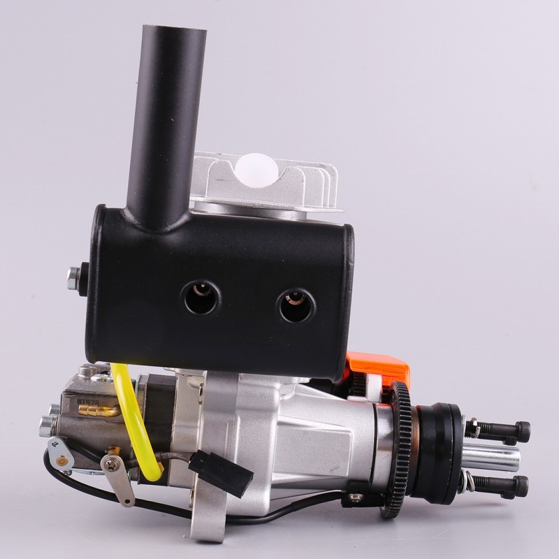 X-38CC-S PRO Model Single Cylinder Two-Stroke Side Exhaust Electric Start Fixed Wing Airplane Metal Gasoline Drone Accessories