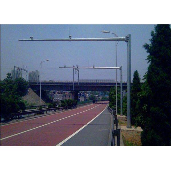 Corrosive Proof Security Camera Pole Telescopic Cctv Camera Mast Pole For Monitoring