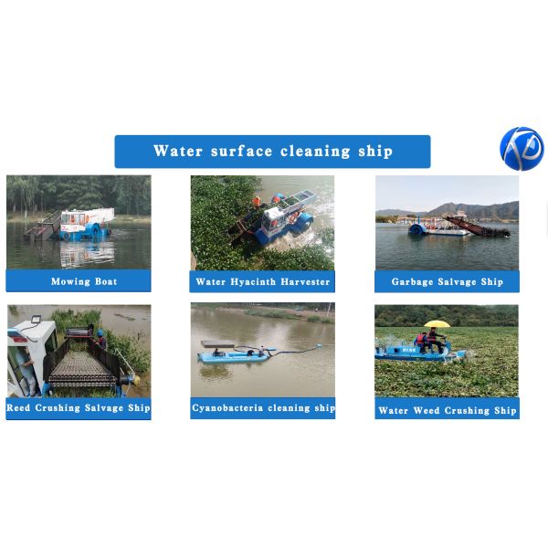 High Efficiency Aquatic Weed Harvester with Paddle Wheel Drive and 2000 m³ Capacity