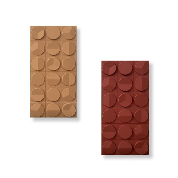 Clock Brick Foam Board PU Wall Panel Lightweight New Materials Texture For TV Background
