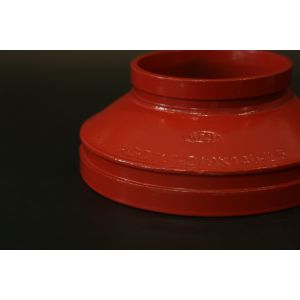 Pipeline System Grooved Eccentric Reducer Pipe Fitting Epoxy Spraying