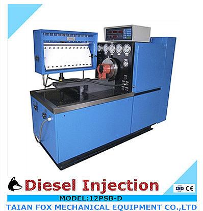 Quality 12PSB-D Fuel Pump Test Bench with lubrication engine oil system for CAT for sale