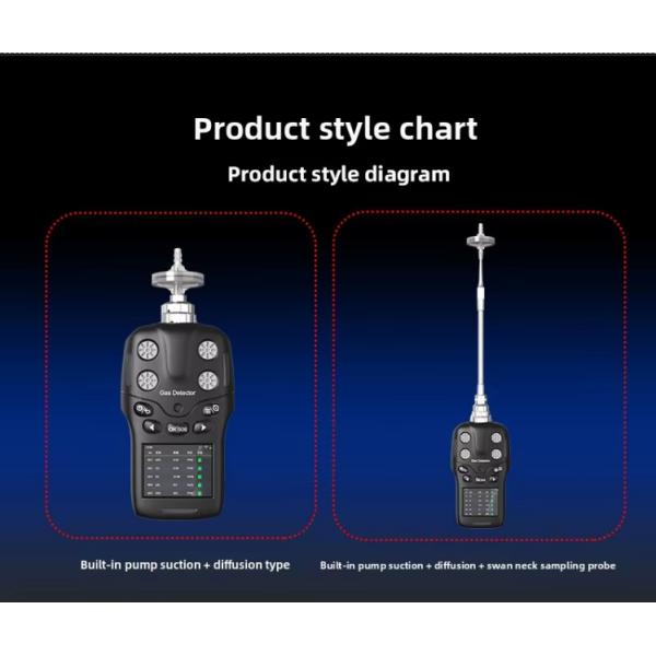 12 Hours Continuous Operation Portable Multi Gas Analyzer O2 0-30% Wireless Gas Detector