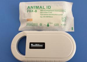China High Frequency Animal Cat Tracker Microchip , Found Pet Microchip With Glass Tags Injectable Transponders on sale