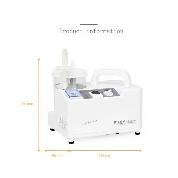 Medical Portable Compressor Nebulizer AC220V Phlegm Suction Unit