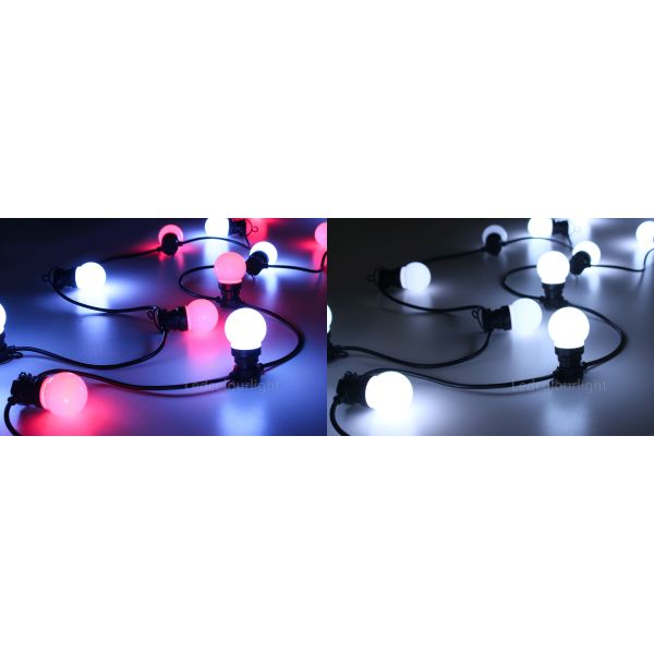 360 Degree RGB Pixel Light Bulb Dynamic Colorful DMX 50mm Pixel Bulb String Light