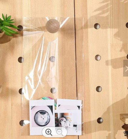 Recycle Clear Plastic bread Bags Gravure Printing Header Blocked Shrink Bag