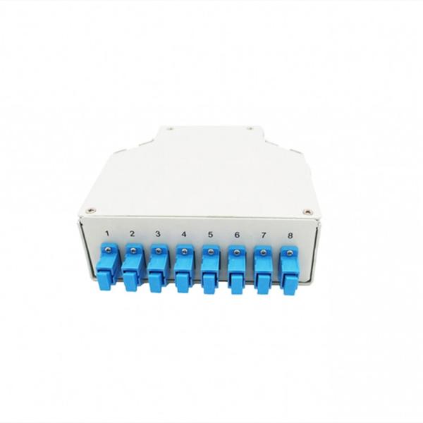8 Port Din Rail Mounted Fiber Optic Din Rail Terminal Box With Sc/Upc Adapter Singemode Pigtails