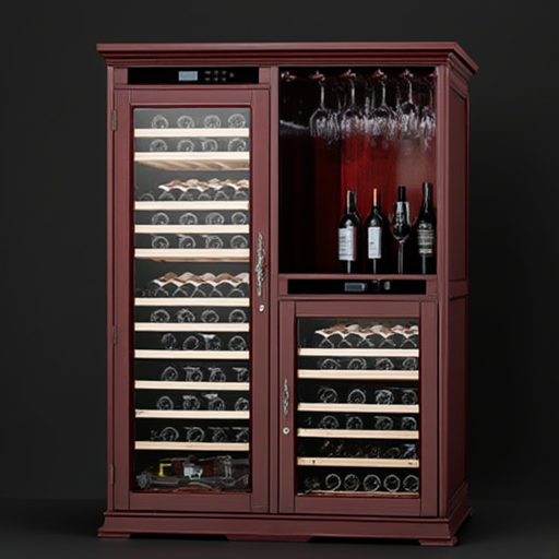 Wholesale Touch Control Wine Cooler Cabinet 5 Shelves 286 Lbs Capacity for Your Needs from china suppliers
