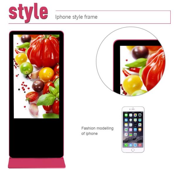 Capacitive All In One Interactive Touch Screen Kiosk 43 Inch Built - In Media Player