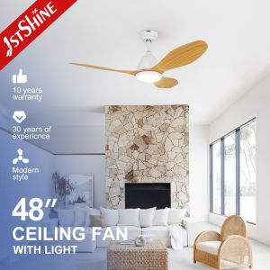Buy cheap Decorative Ceiling Fan With LED Light Living Room Quiet Dc Motor from wholesalers