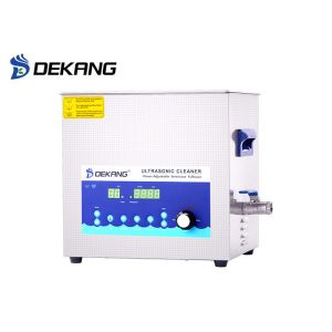 Heating And Timing Ultrasonic Cleaning Machine , 10L Ultrasonic Parts Cleaner