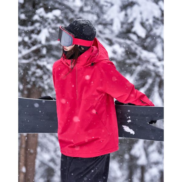 Custom OEM Couple 3L Waterproof Snowboard Ski Jacket Winter Warm Ski Sweatshirt